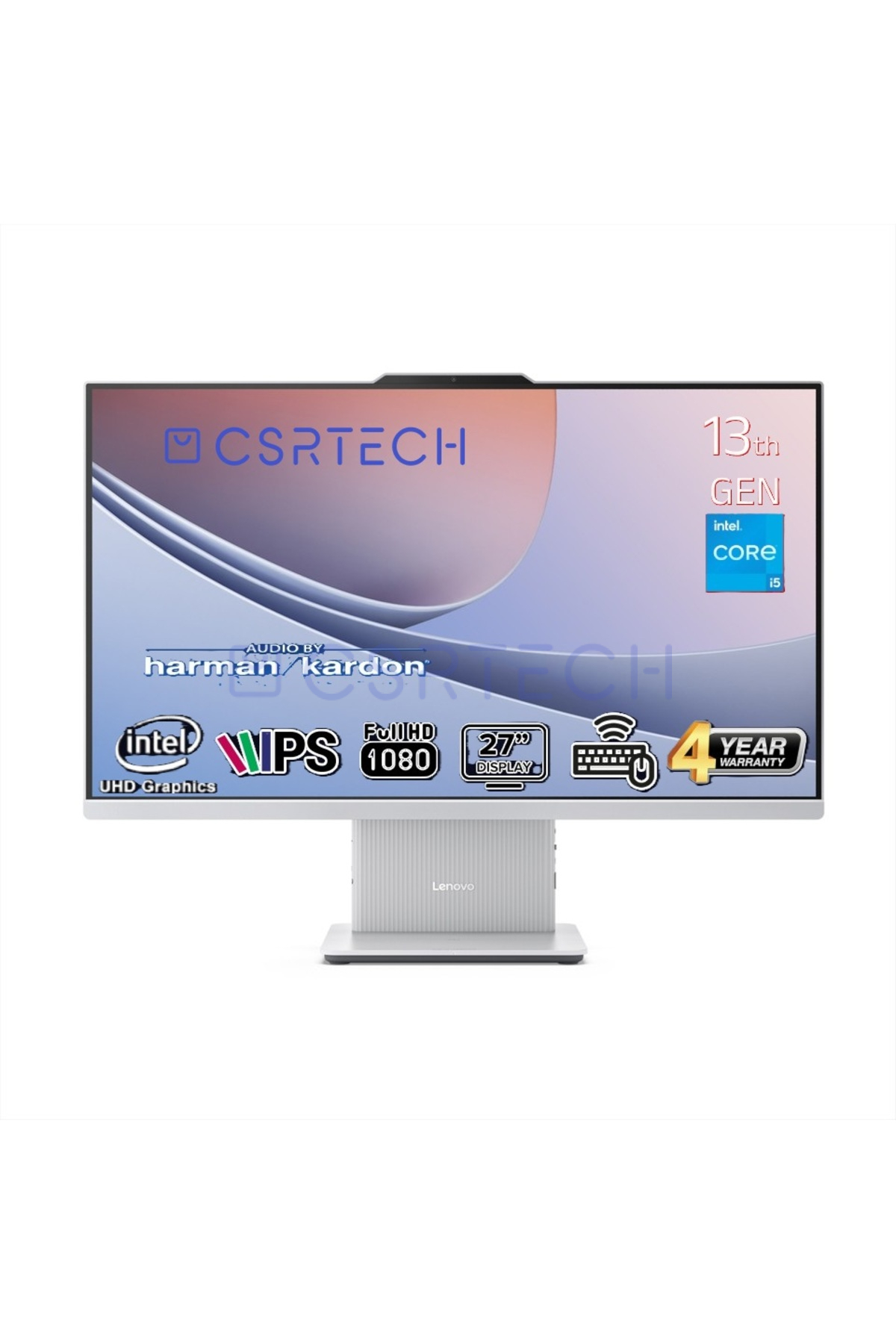 Ideacentre AIO Intel Core i5 13420H 32GB 1TB SSD W11PRO 27" FHD All In One Bilgisayar CsrTech