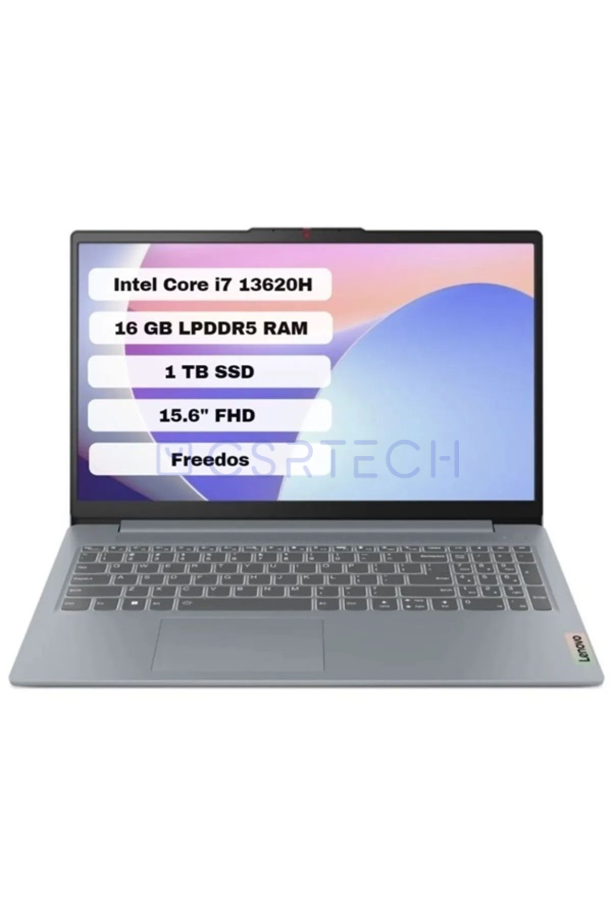 IdeaPad Slim 3 83EM008NTR Intel Core i7 13620H 16GB 512 SSD Freedos 15.6" FHD Bilgisayar CsrTech