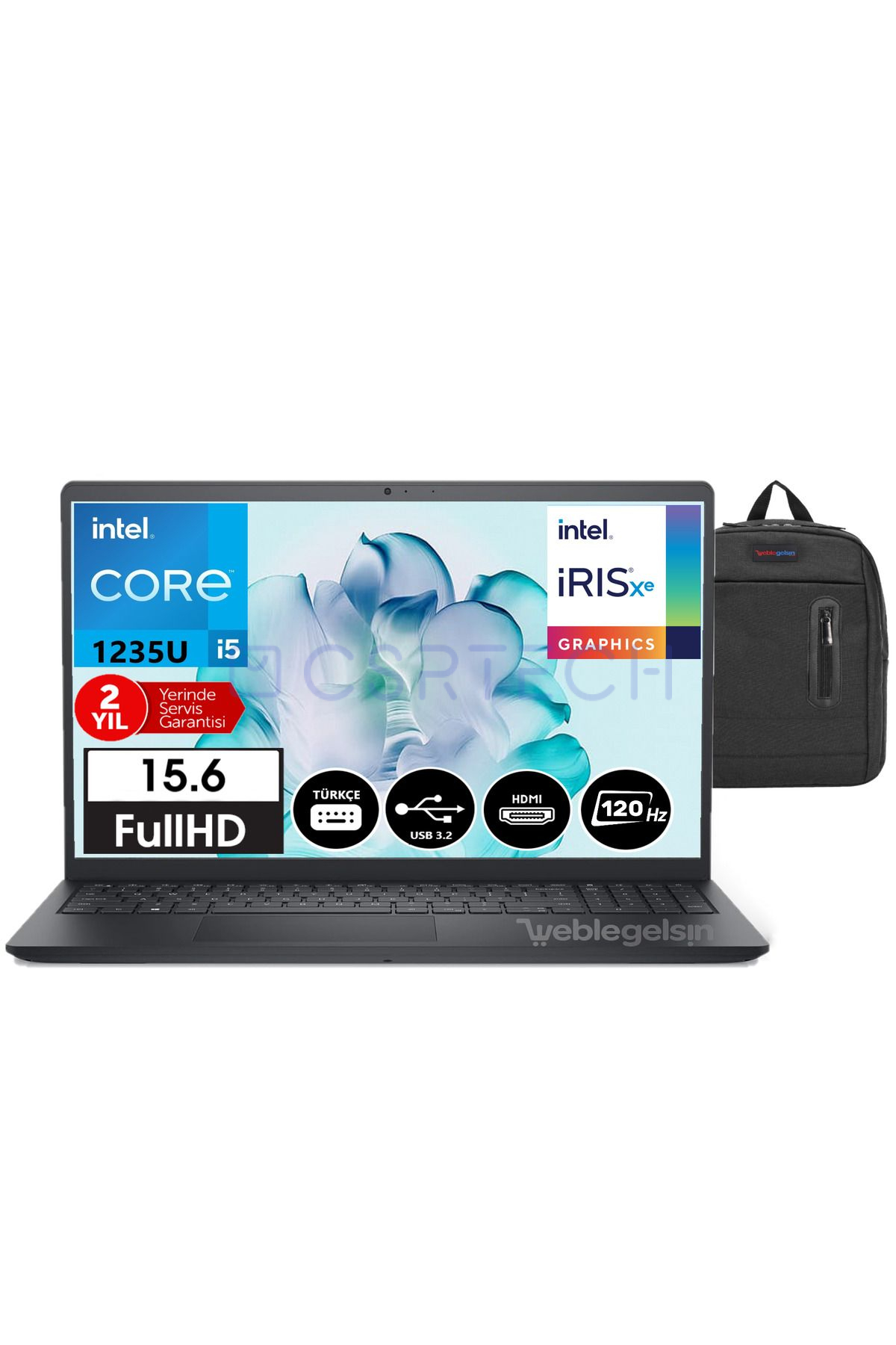 INSPIRON15 3520 I5-1235U 64GB 256GB SSD 15,6" Fhd 120Hz W11HOME INS35202405200929+ZETTAÇANTA